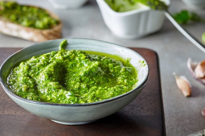Pesto de espirulina