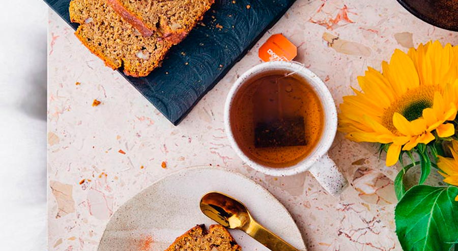 Sweet pumpkin bread with spices